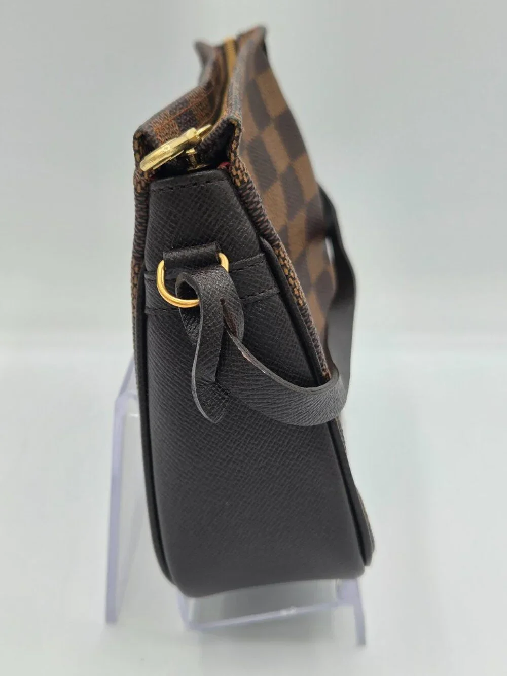 Louis Vuitton Damier Ebene Trousse Make Up Bag Pochette | Vintage | 1998